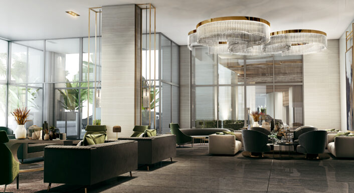 Park Edge lobby interior